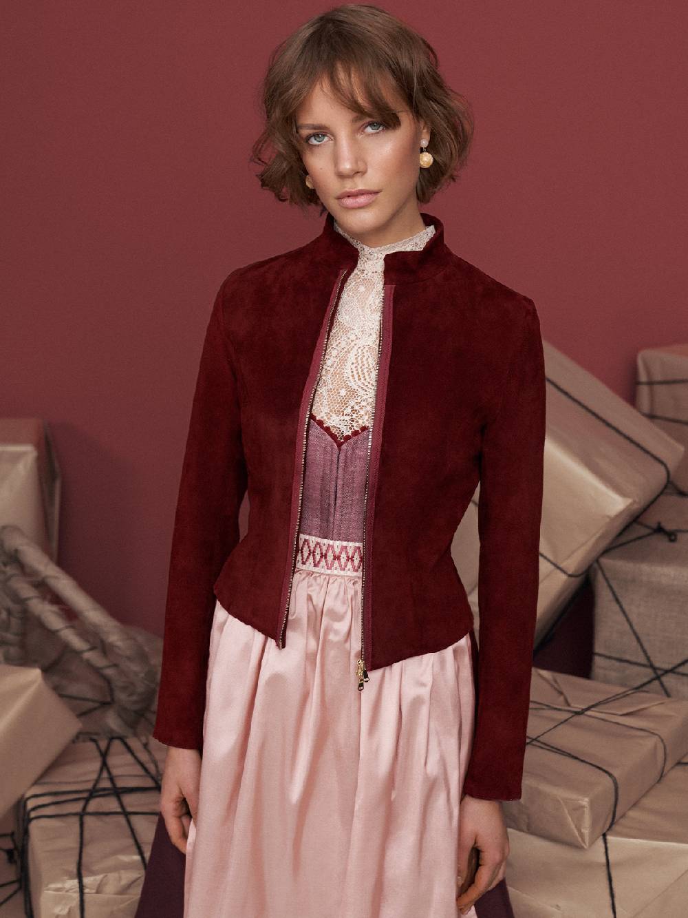 Limberry Leinen-Dirndl In Beere - CASABLANCA BEERE