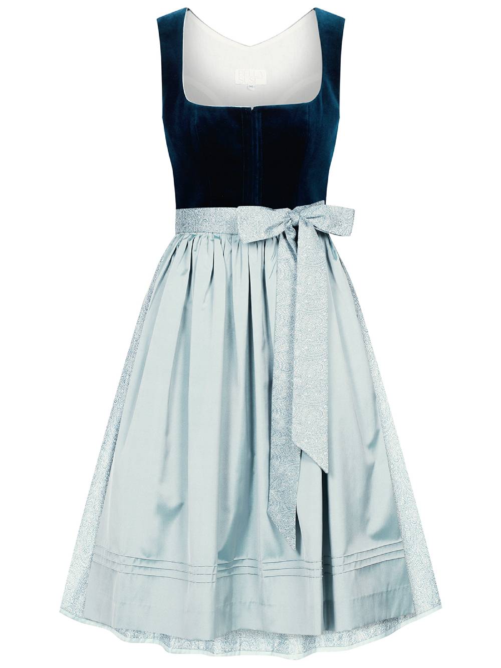 Limberry Mintfarbenes Dirndl Mit Samt-Mieder - MIMI