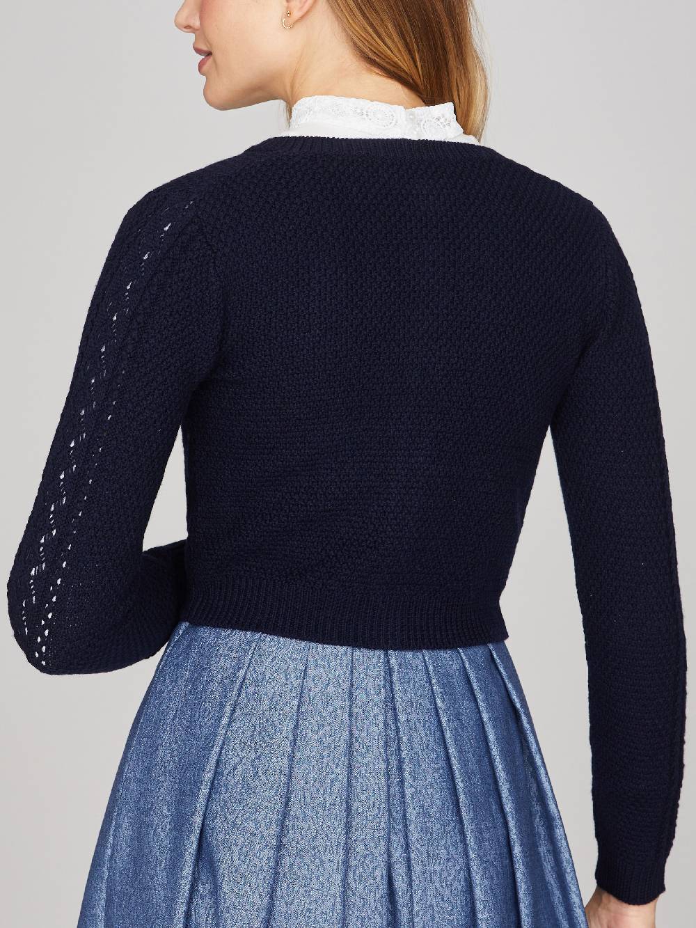 Limberry Nachtblaue Strickjacke - EVI