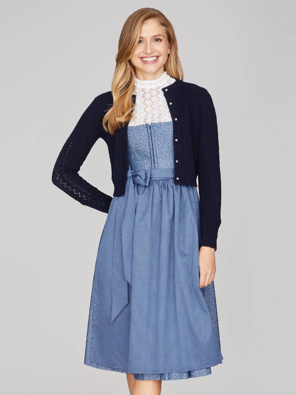 Limberry Nachtblaue Strickjacke - EVI