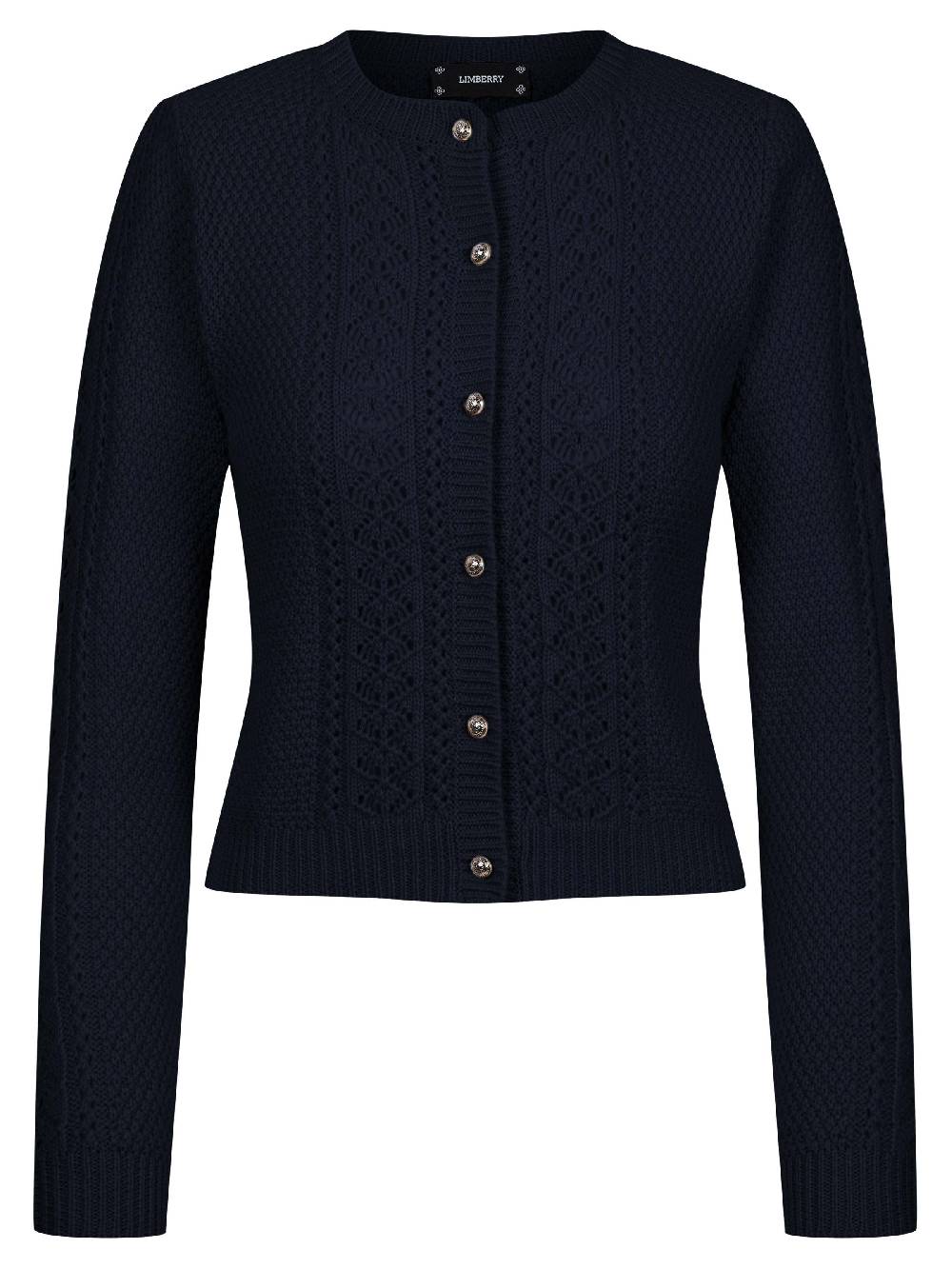 Limberry Nachtblaue Strickjacke - EVI