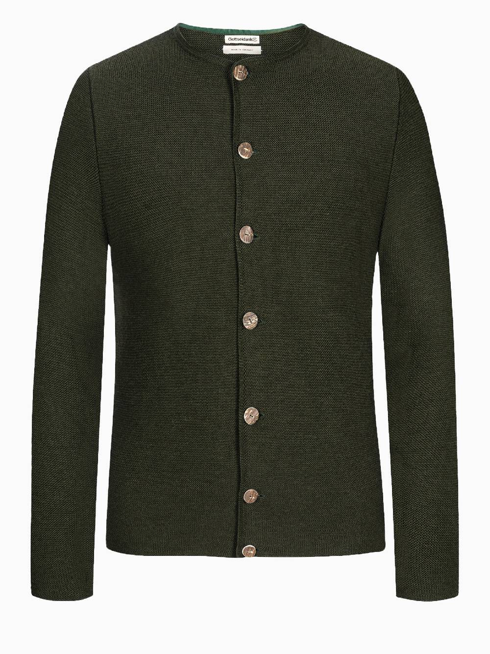 Limberry Olivefarbene Strickjacke - ALOISIUS ALTOLIV