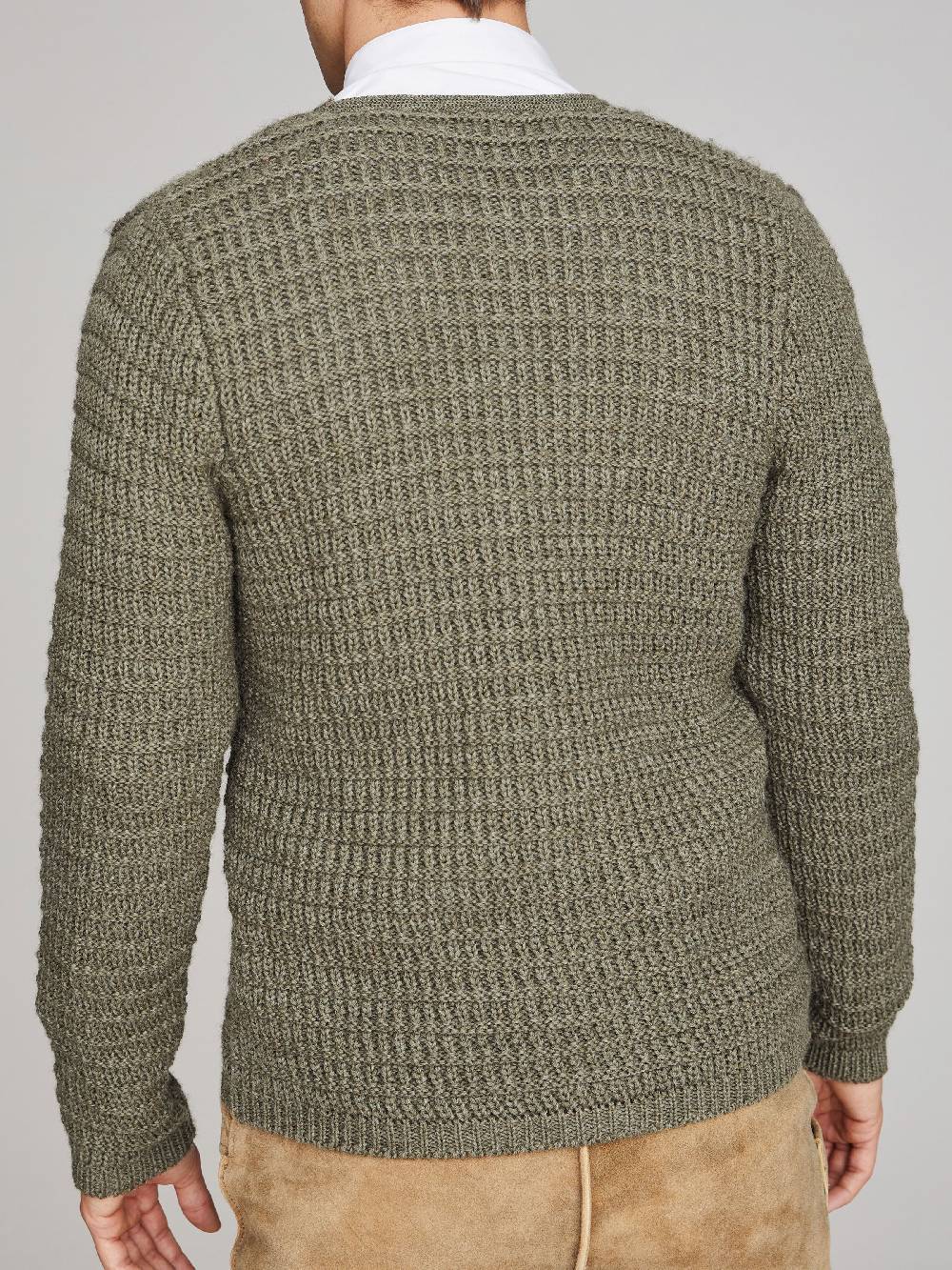 Limberry Olivgrüne Strickjacke - ANTON