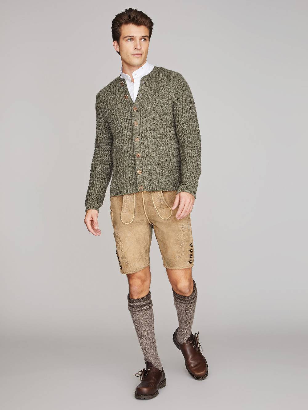 Limberry Olivgrüne Strickjacke - ANTON