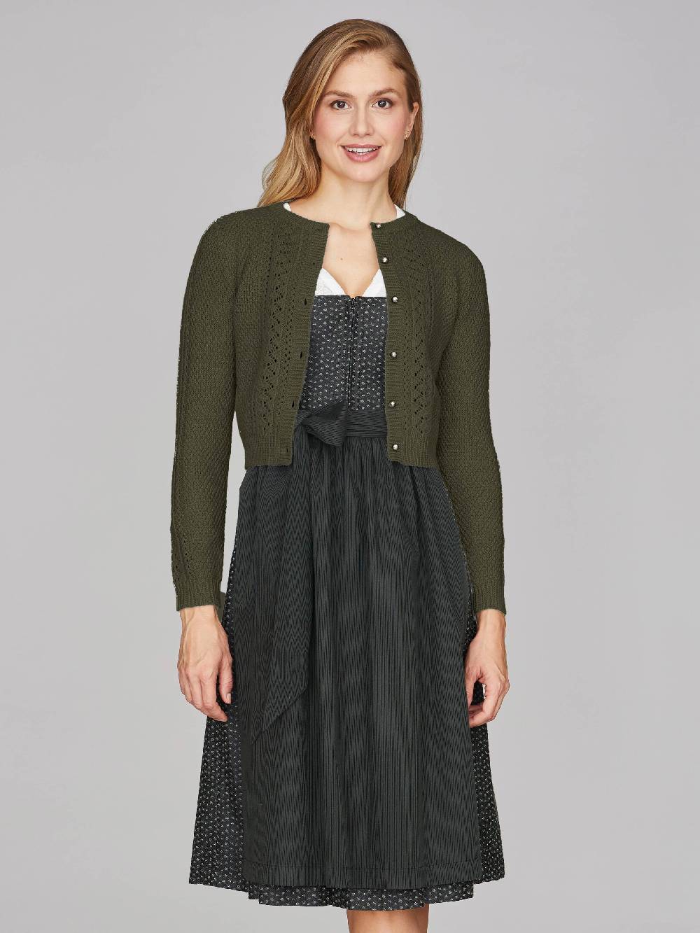 Limberry Olivgrüne Strickjacke - EVI