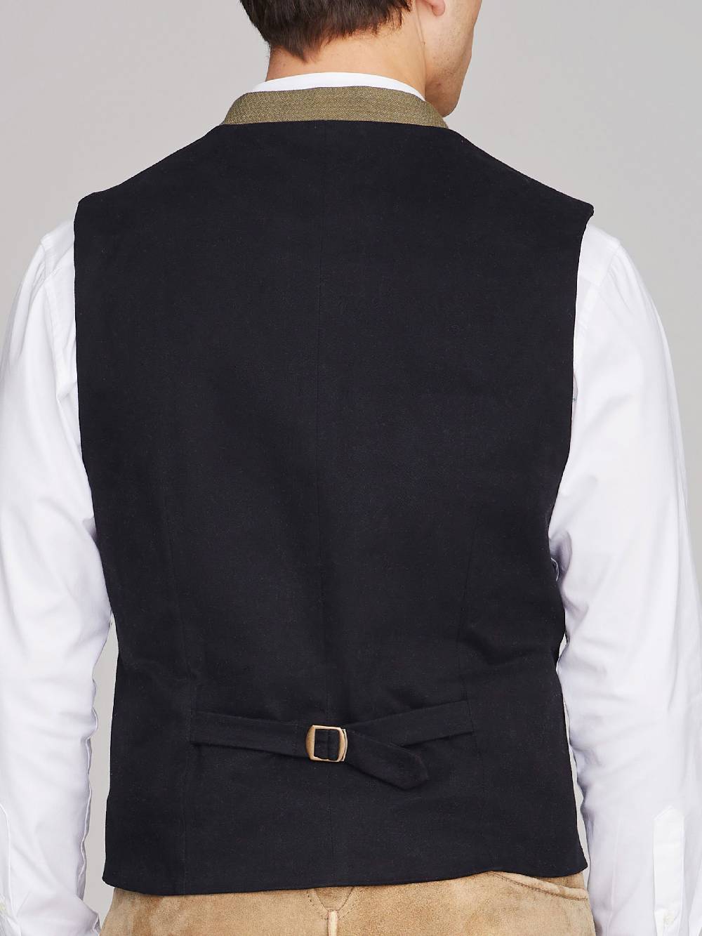 Limberry Olivgrüne Trachtenweste - JULES DARK OLIVE