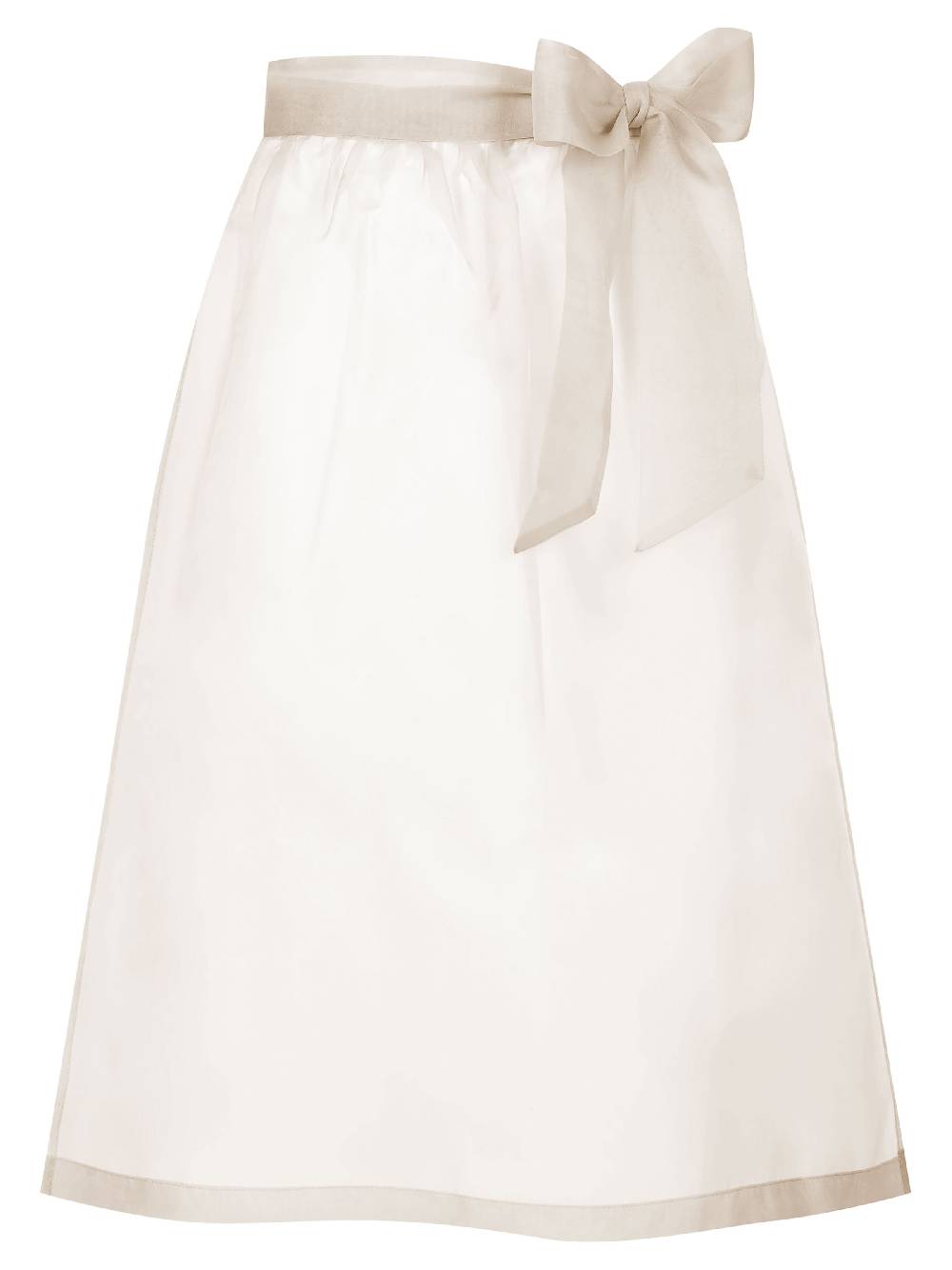 Limberry Organza Seidenschürze in Beige - LENE