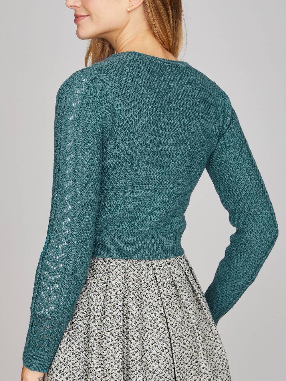 Limberry Petrolblaue Strickjacke - EVI