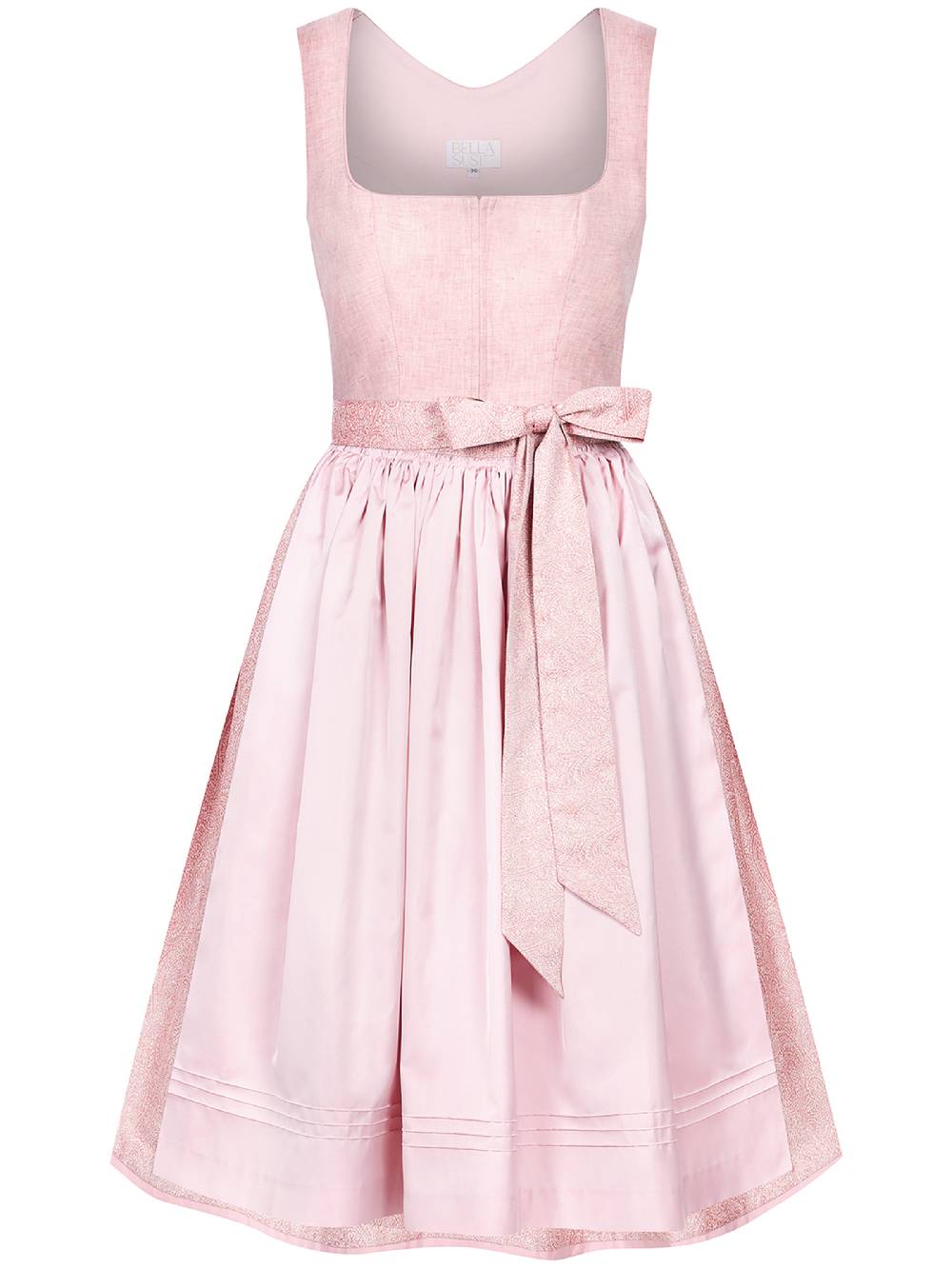 Limberry Pinkes Dirndl Mit Leinen-Mieder - ANNA PINK