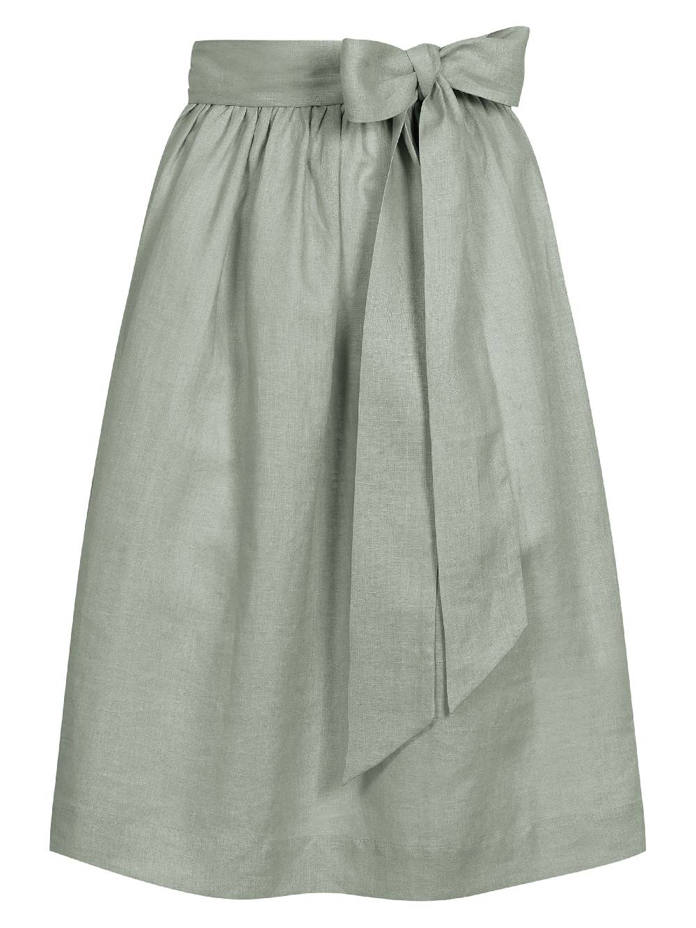 Limberry Salbeigrüne Leinenschürze - PAULA