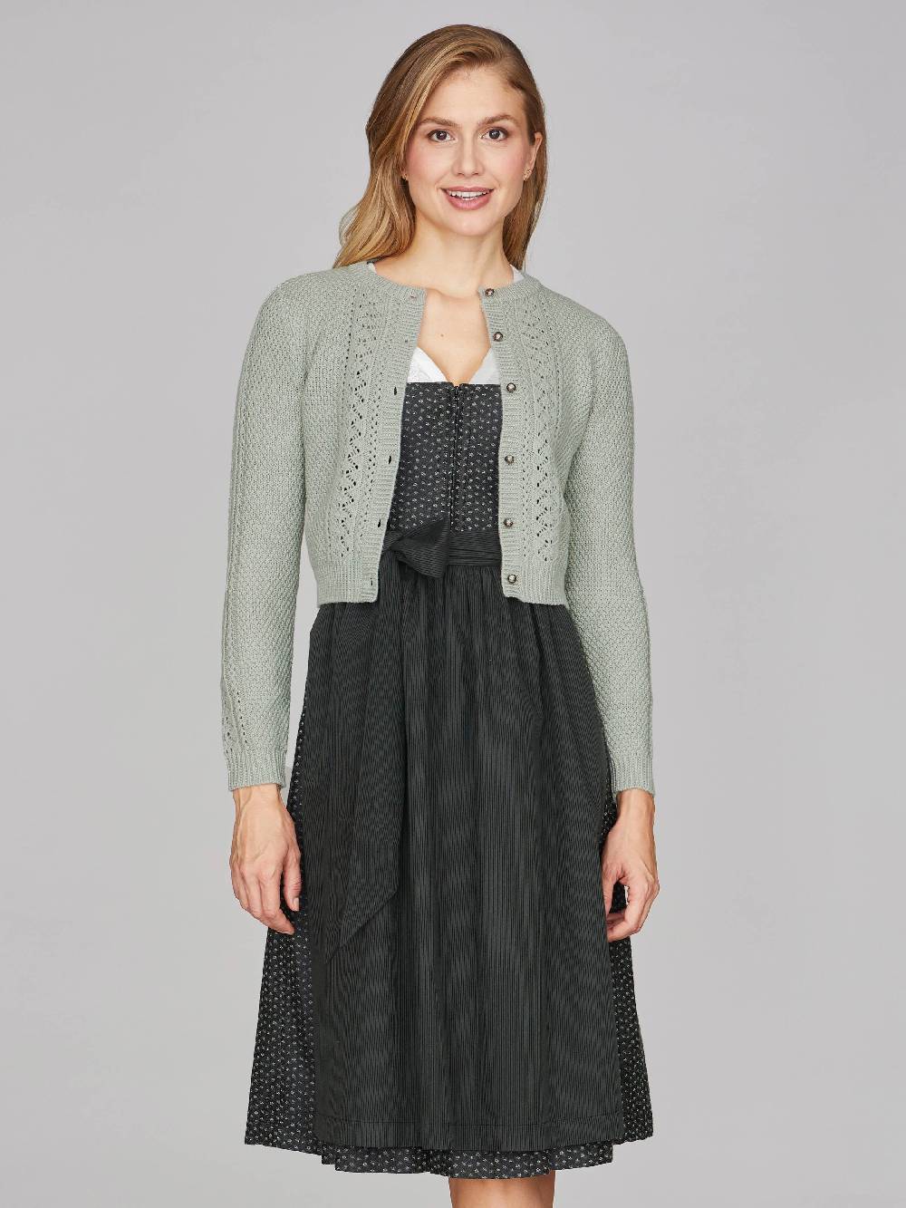 Limberry Salbeigrüne Strickjacke - EVI