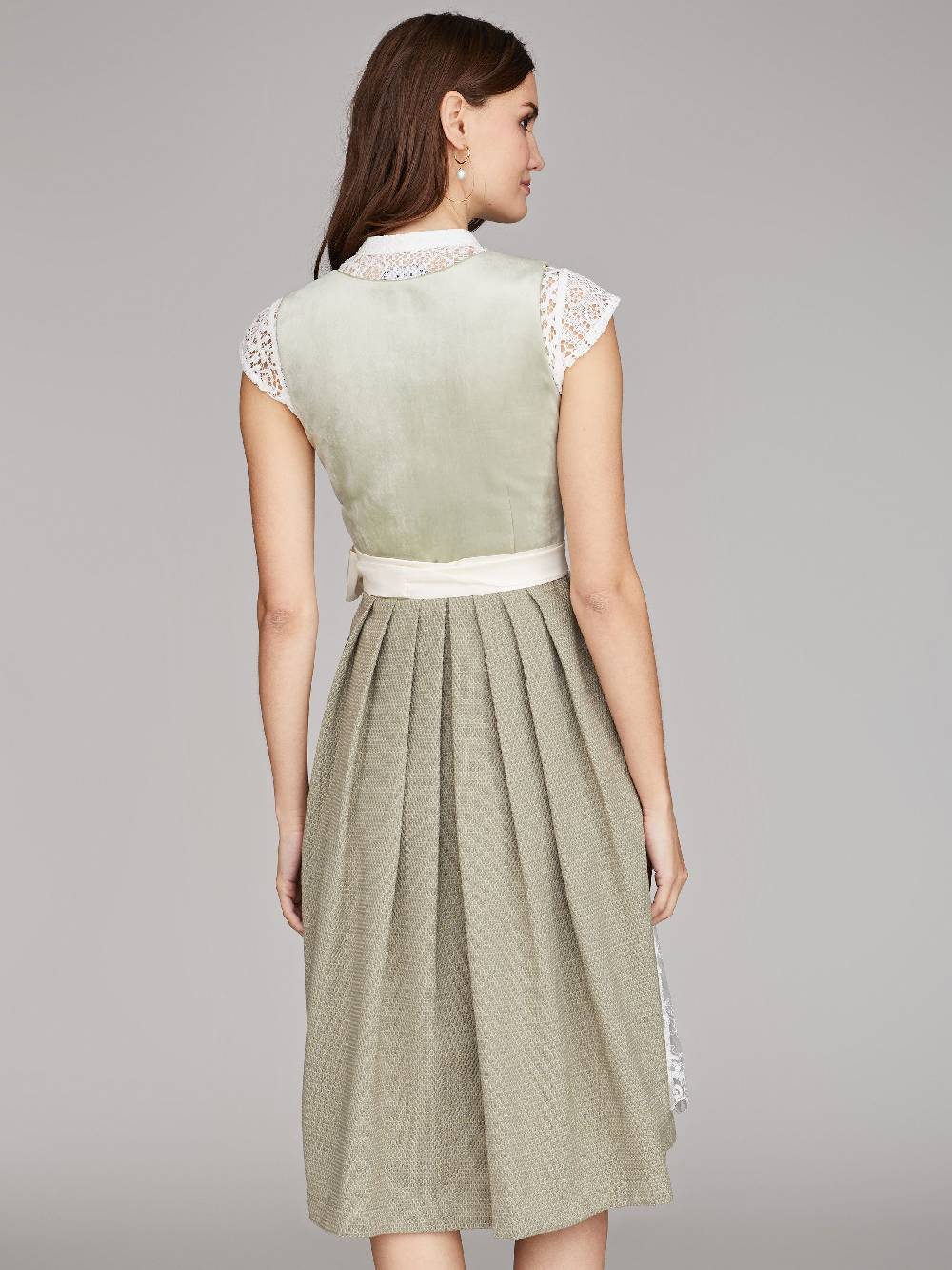 Limberry Salbeigrünes Samtdirndl - RUTH SAGE GREEN