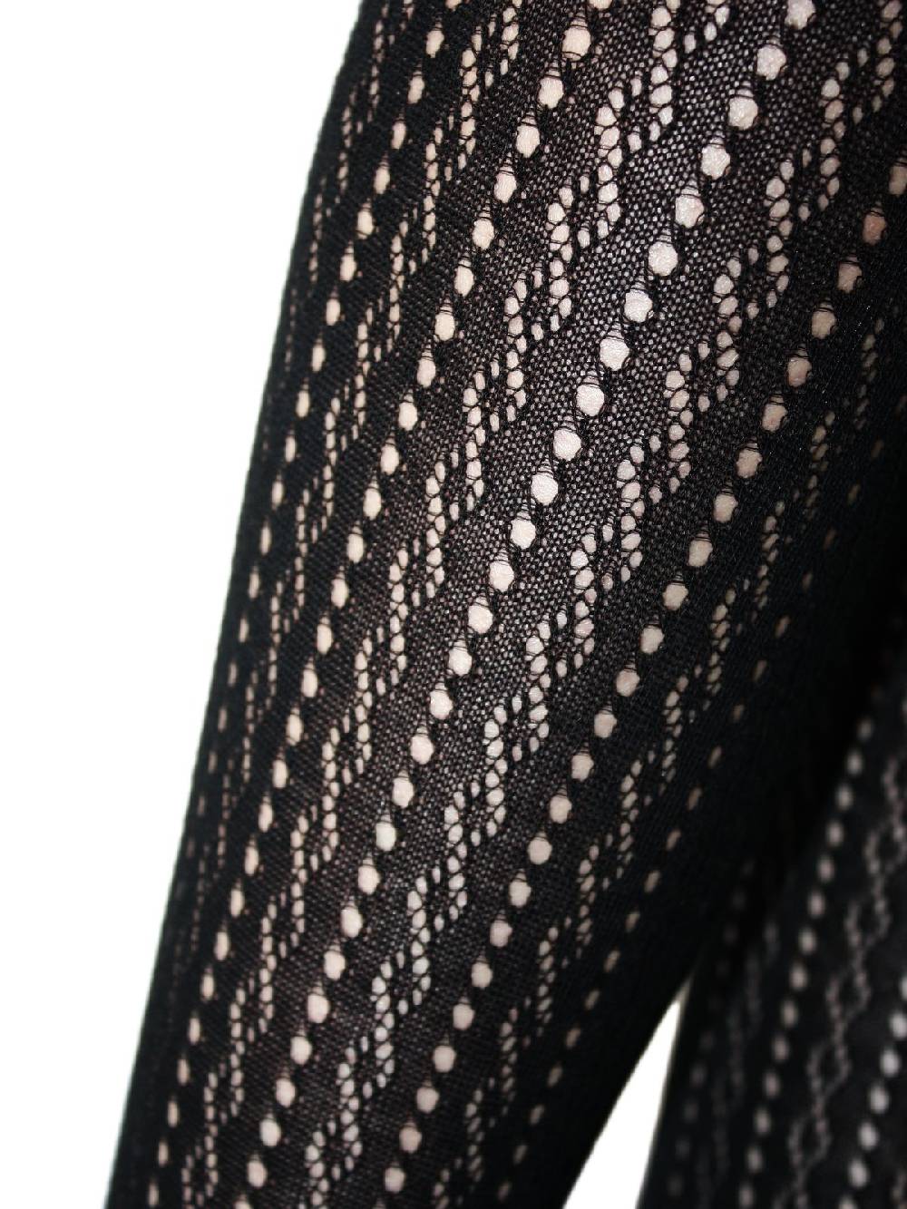 Limberry Schwarze Trachten-Strumpfhose - CROCHET