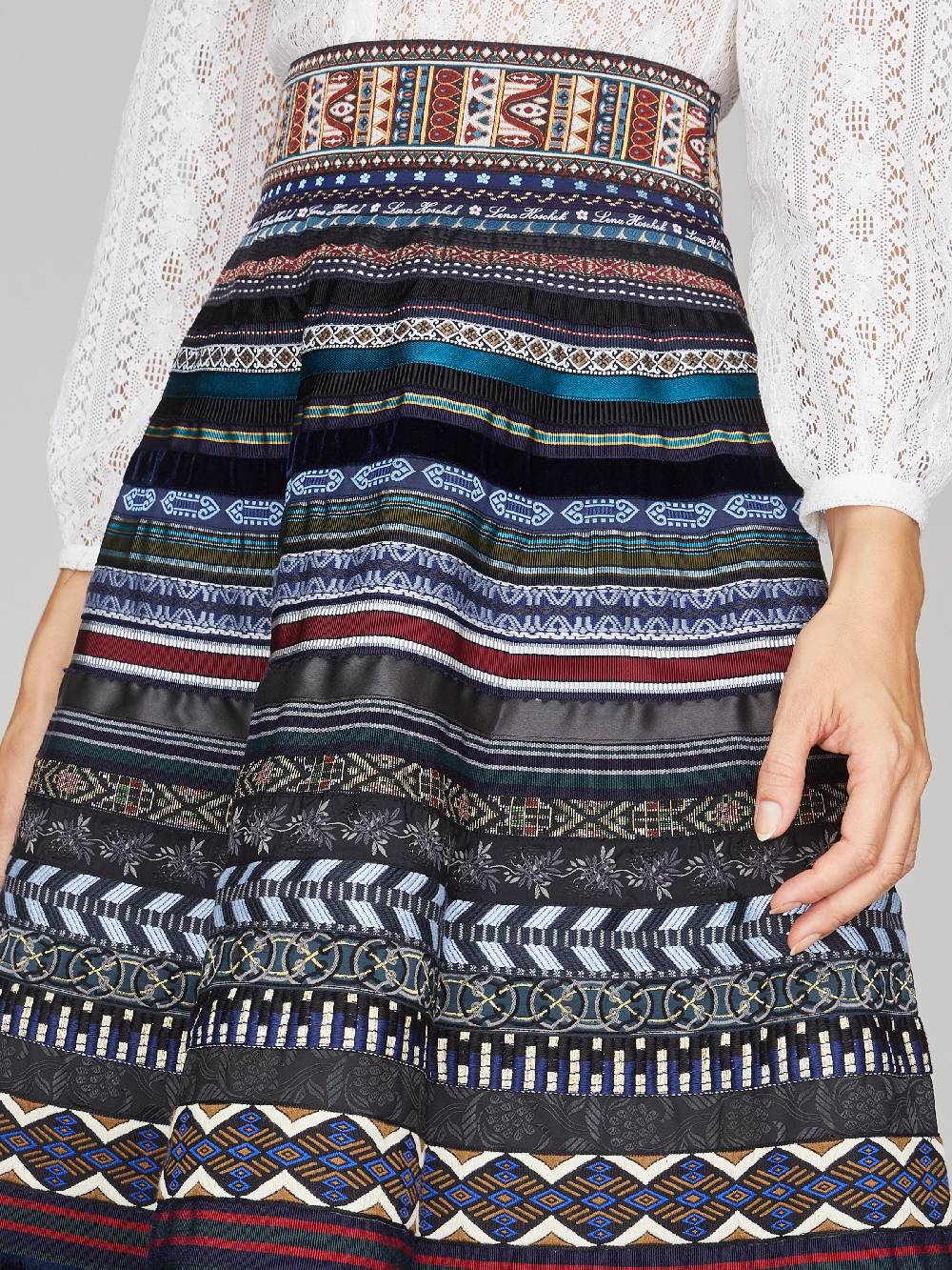 Limberry Schwarzer Bänderrock - DESERT NIGHT