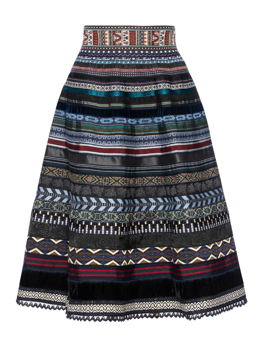 Limberry Schwarzer Bänderrock - DESERT NIGHT