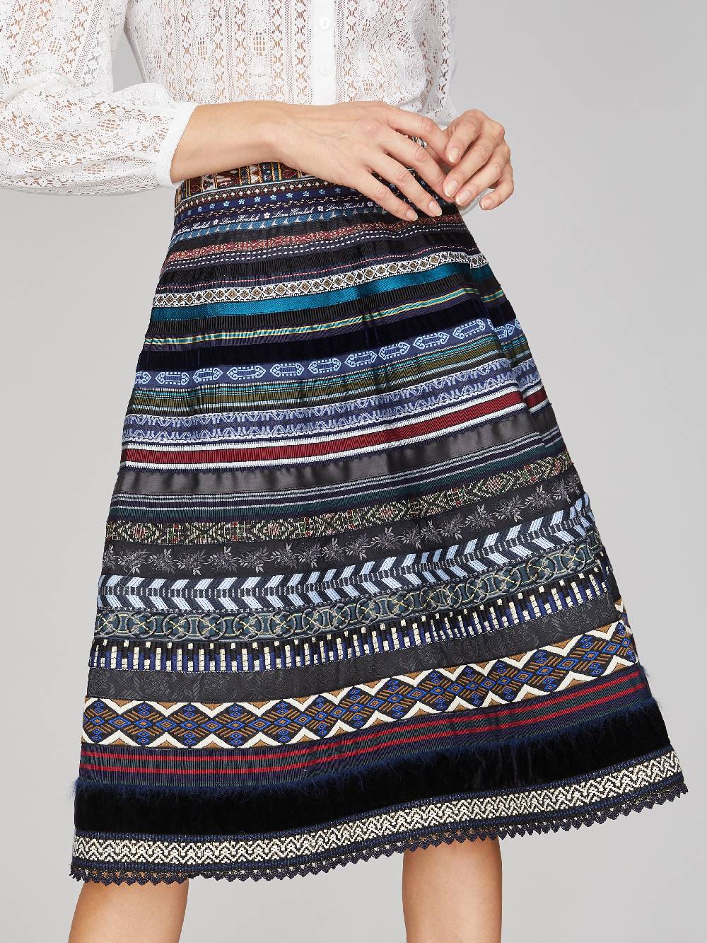 Limberry Schwarzer Bänderrock - DESERT NIGHT