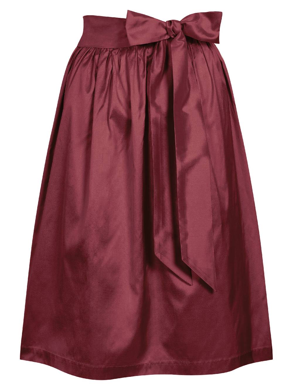 Limberry Seidenschürze in Dunkelrot - MARIE