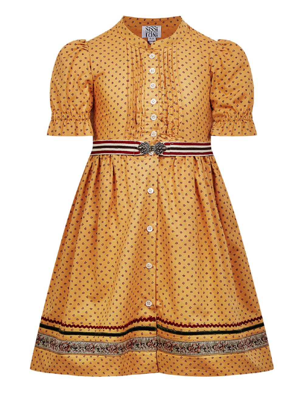 Limberry Senf-farbenes Kinderkleid - ANNAMIRL SENF