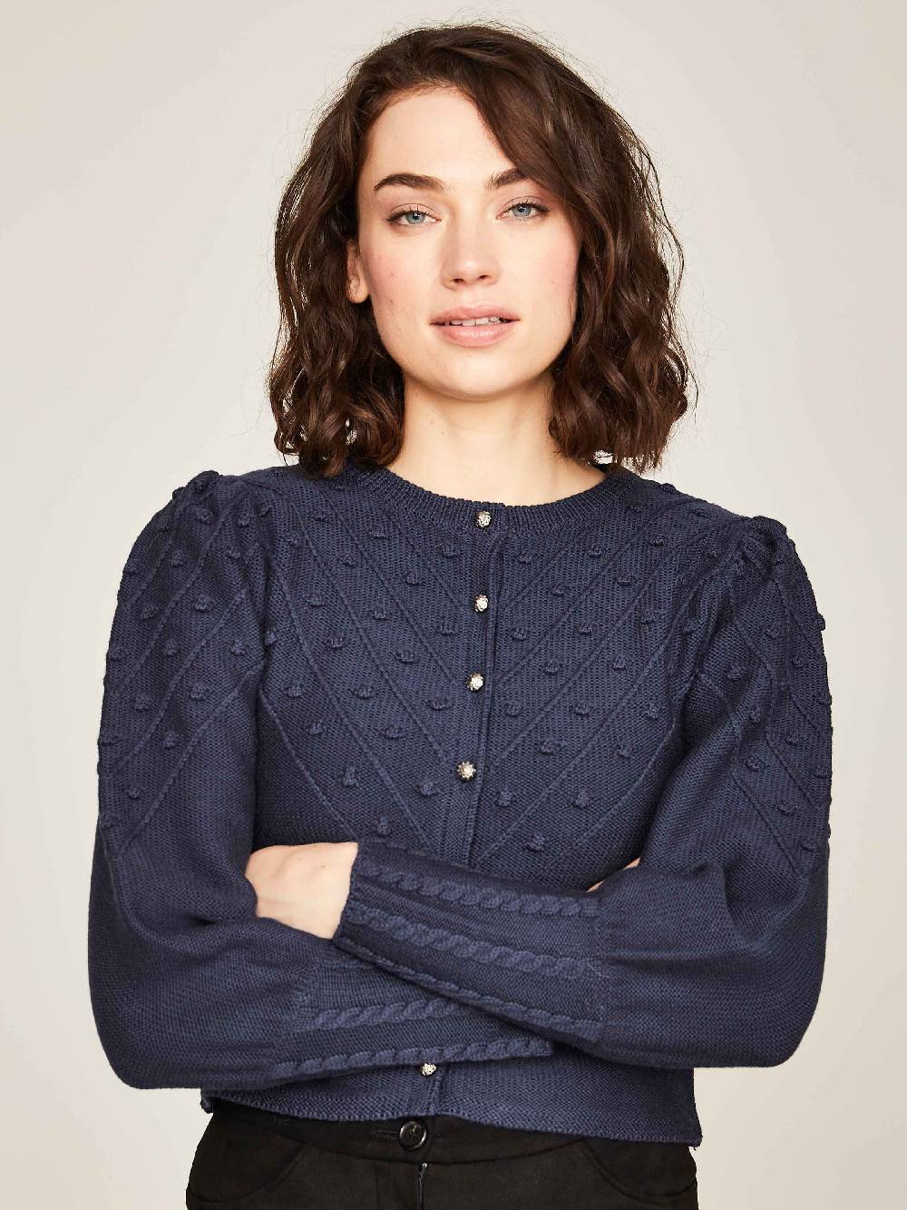 Limberry Strickjacke in Dunkelblau - MIA