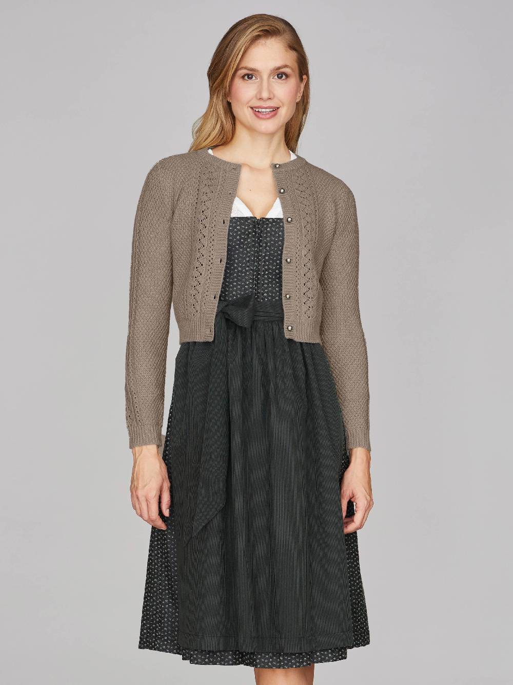 Limberry Strickjacke In Dunklem Beige - EVI