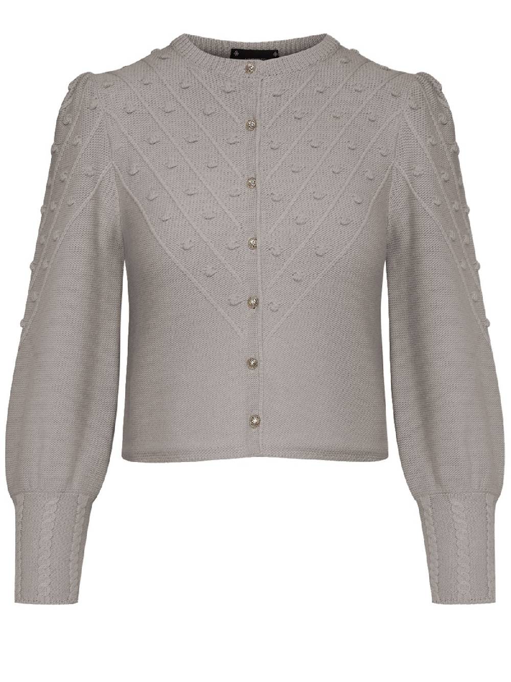 Limberry Strickjacke In Grau-Beige - MIA