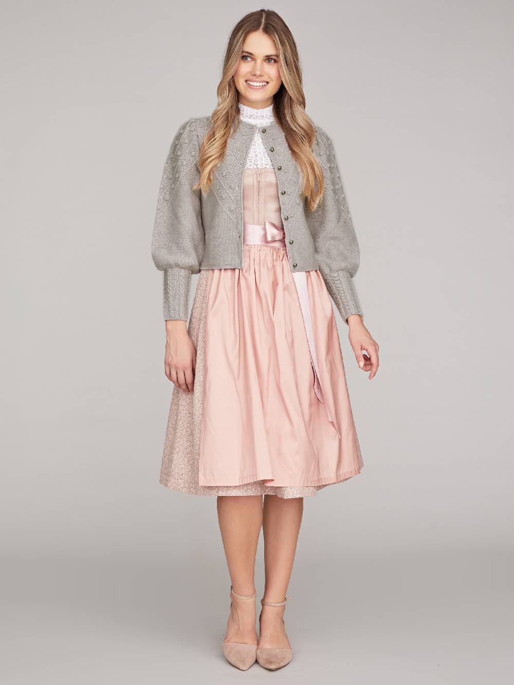 Limberry Strickjacke In Grau-Beige - MIA