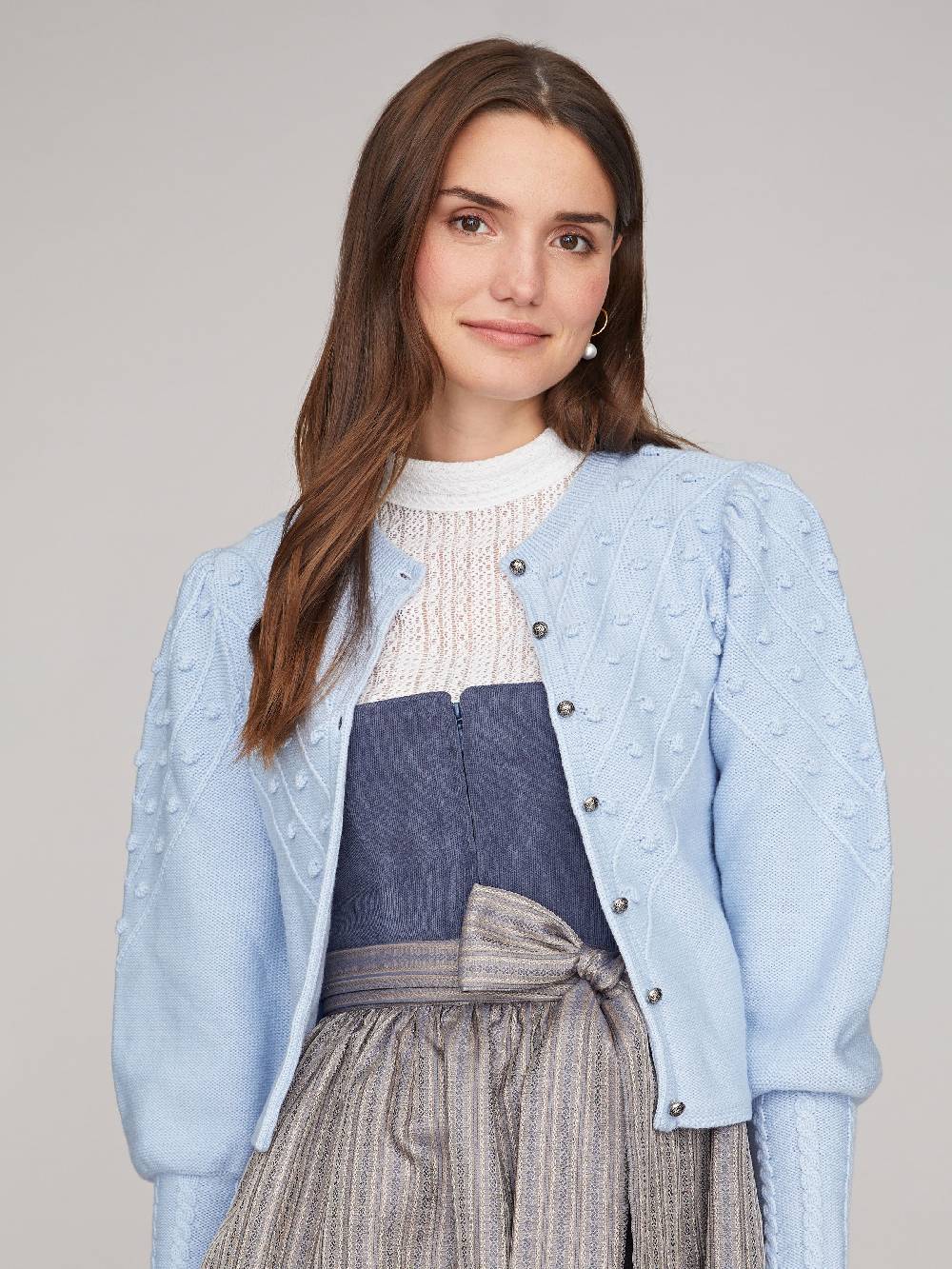 Limberry Strickjacke in Hellblau - MIA