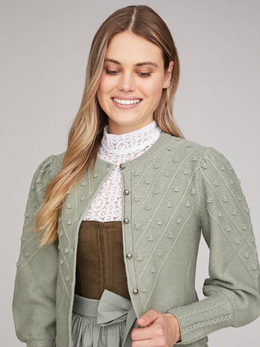 Limberry Strickjacke In Khaki - MIA