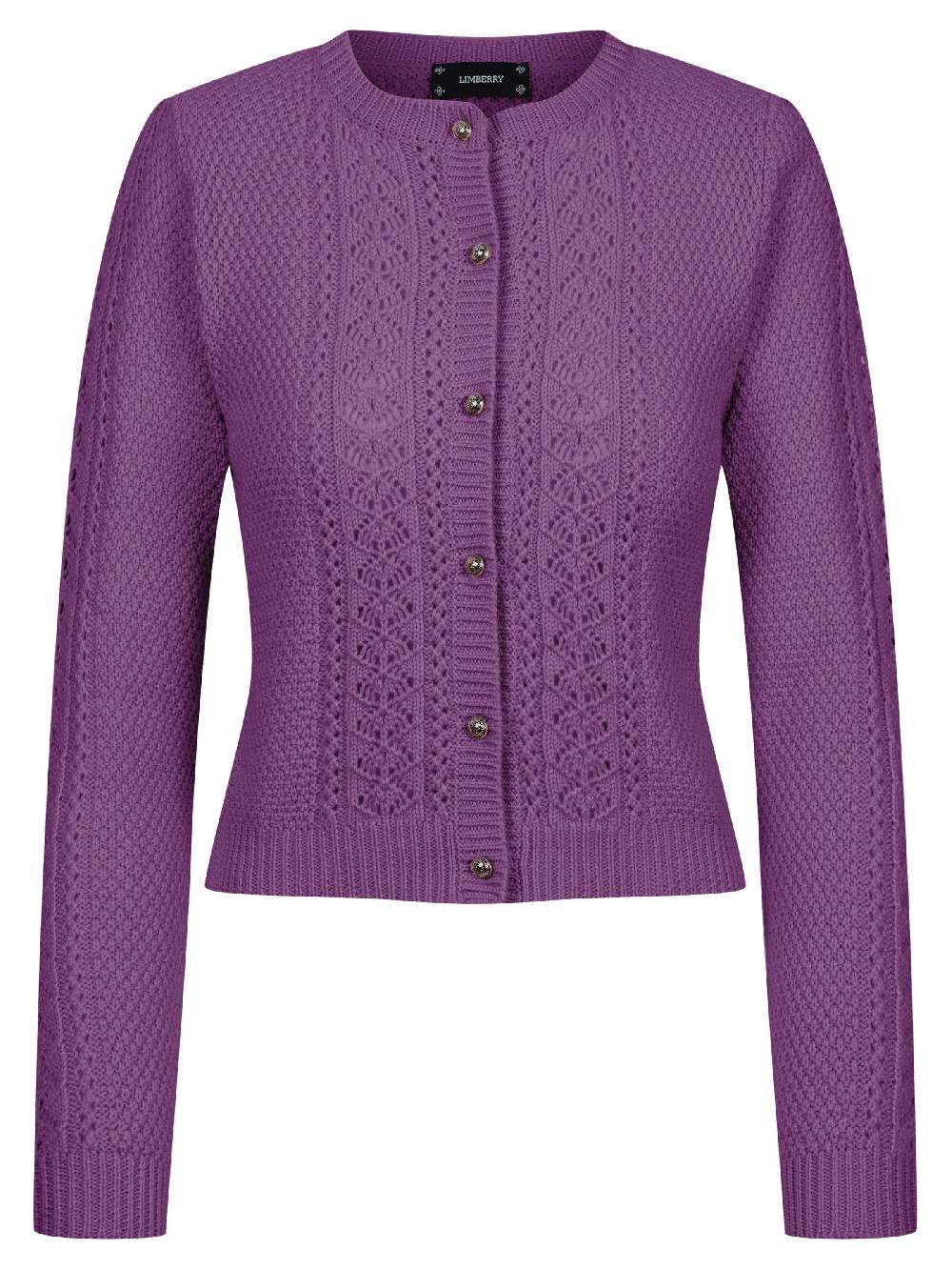 Limberry Strickjacke In Violett - EVI