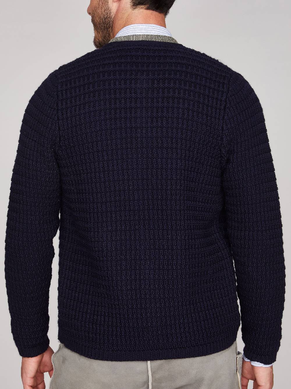 Limberry Tintenblaue Strickjacke - ANTON TINTENBLAU