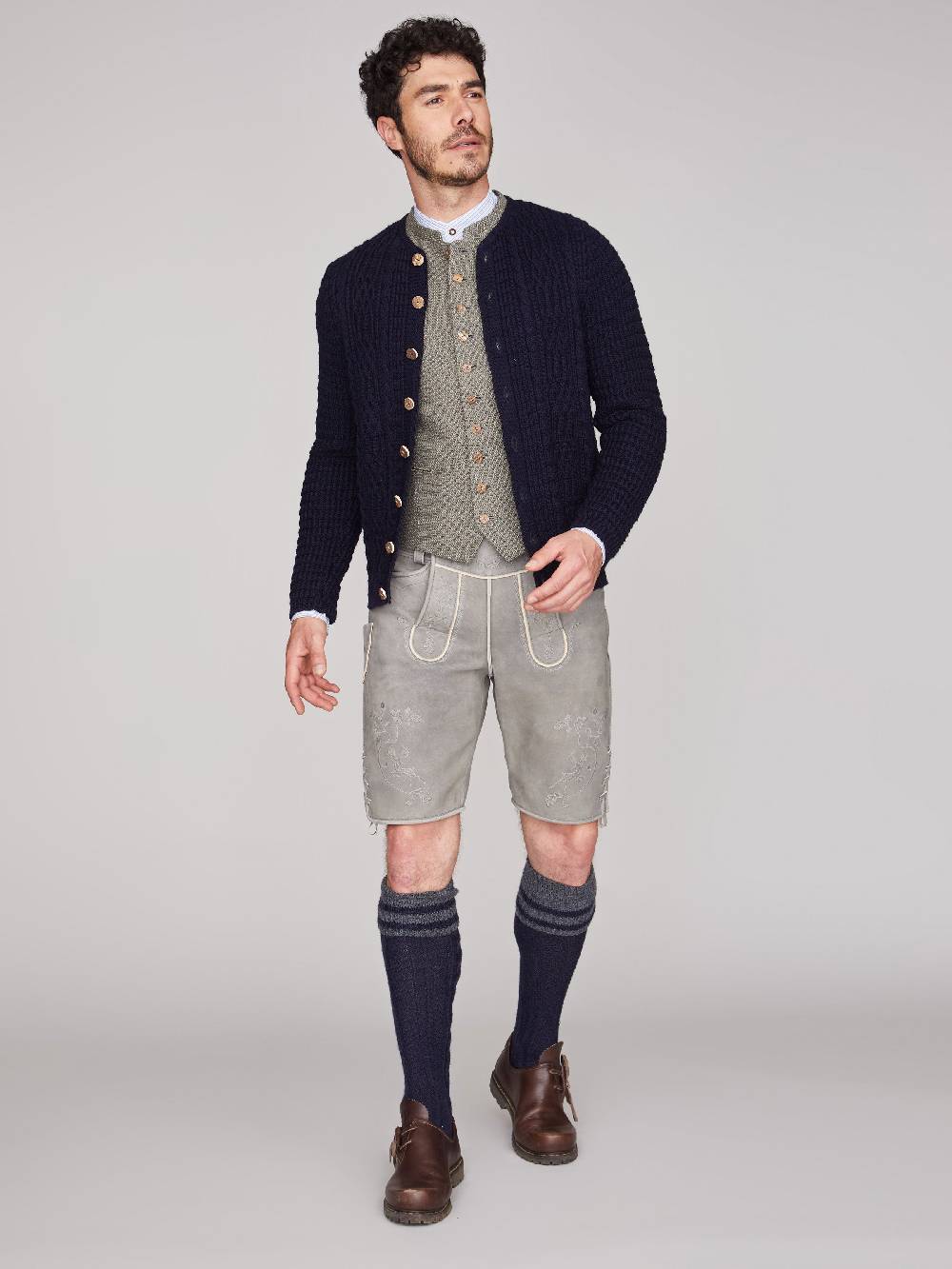 Limberry Tintenblaue Strickjacke - ANTON TINTENBLAU