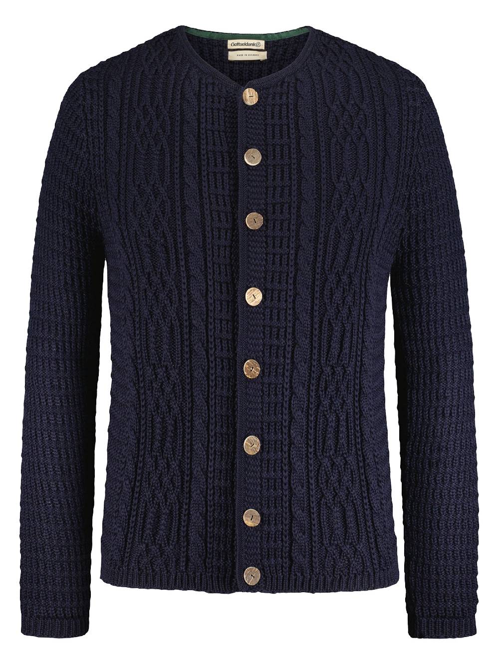 Limberry Tintenblaue Strickjacke - ANTON TINTENBLAU