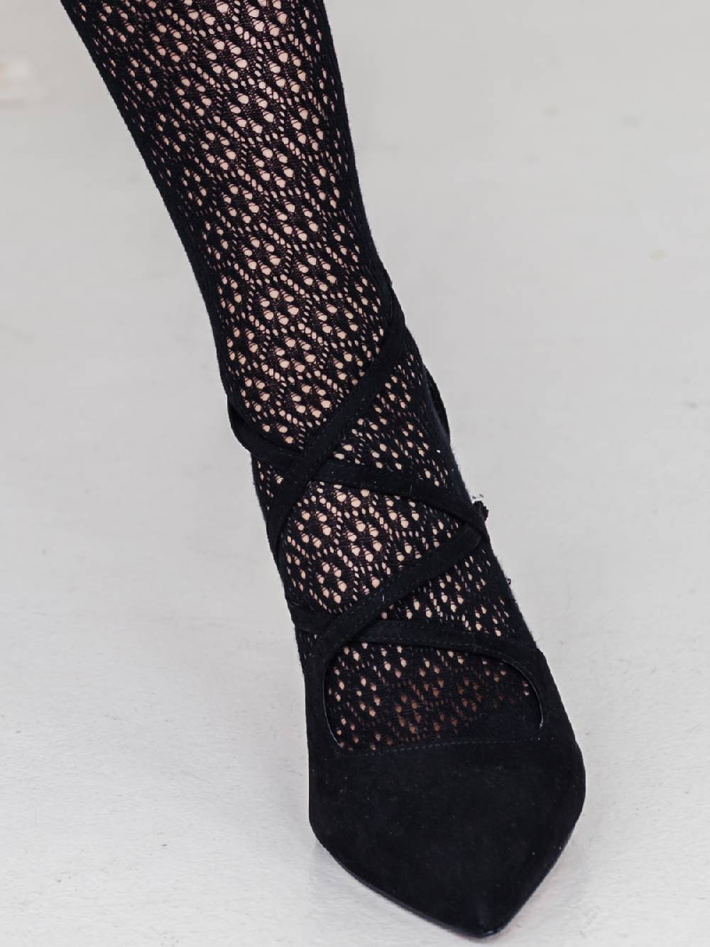 Limberry Trachten-Strumpfhose In Schwarz - FLEUR