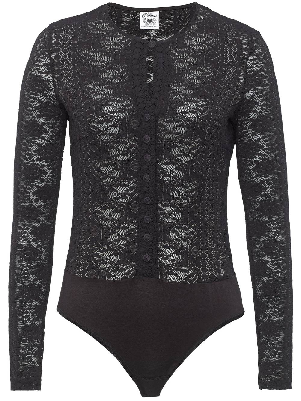 Limberry Trachtenbody Aus Schwarzer Spitze - ZISSI