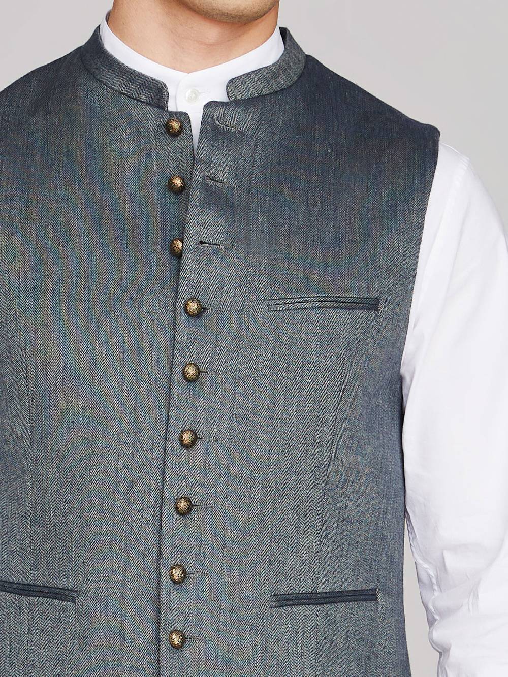 Limberry Trachtenweste In Grün - KONSTANTIN SEEGRAS