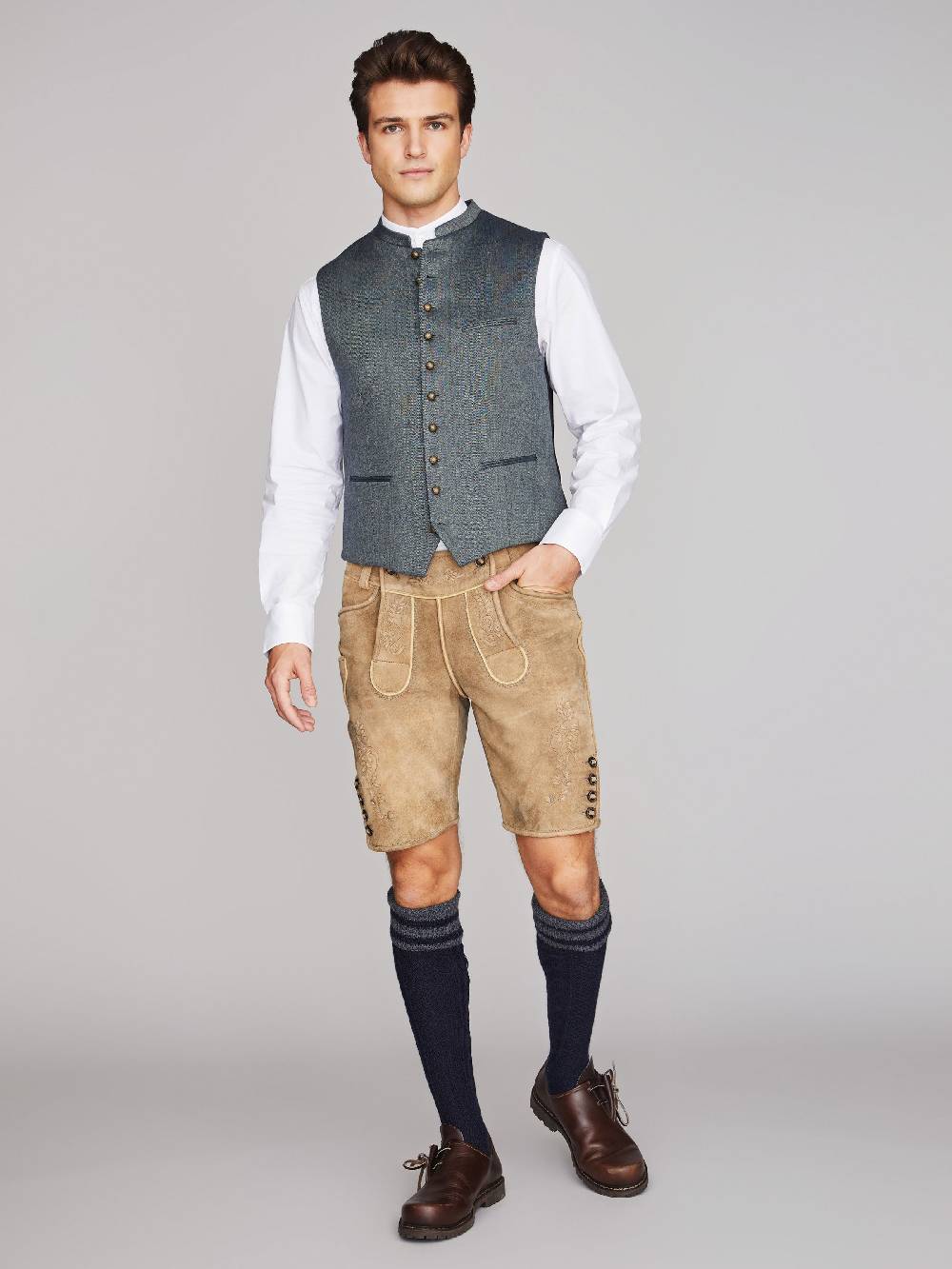 Limberry Trachtenweste In Grün - KONSTANTIN SEEGRAS