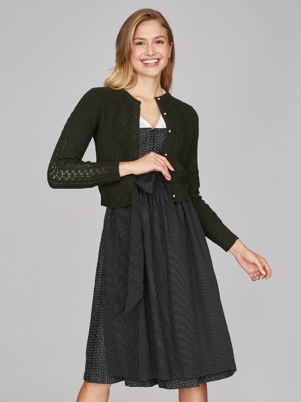 Limberry Waldgrüne Strickjacke - EVI