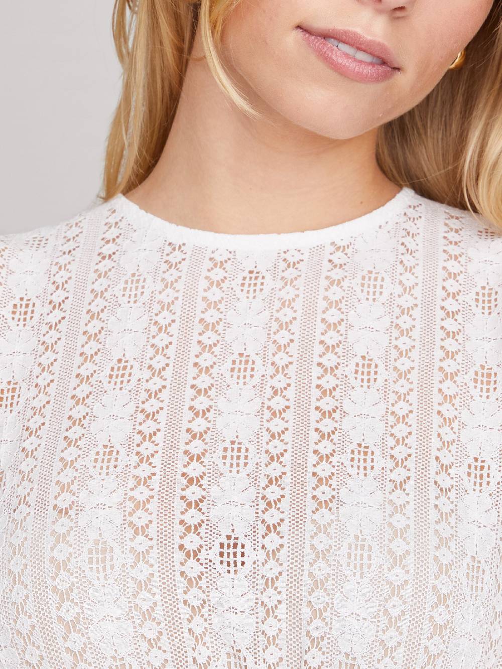 Limberry Weiße Dirndlbluse - LEA