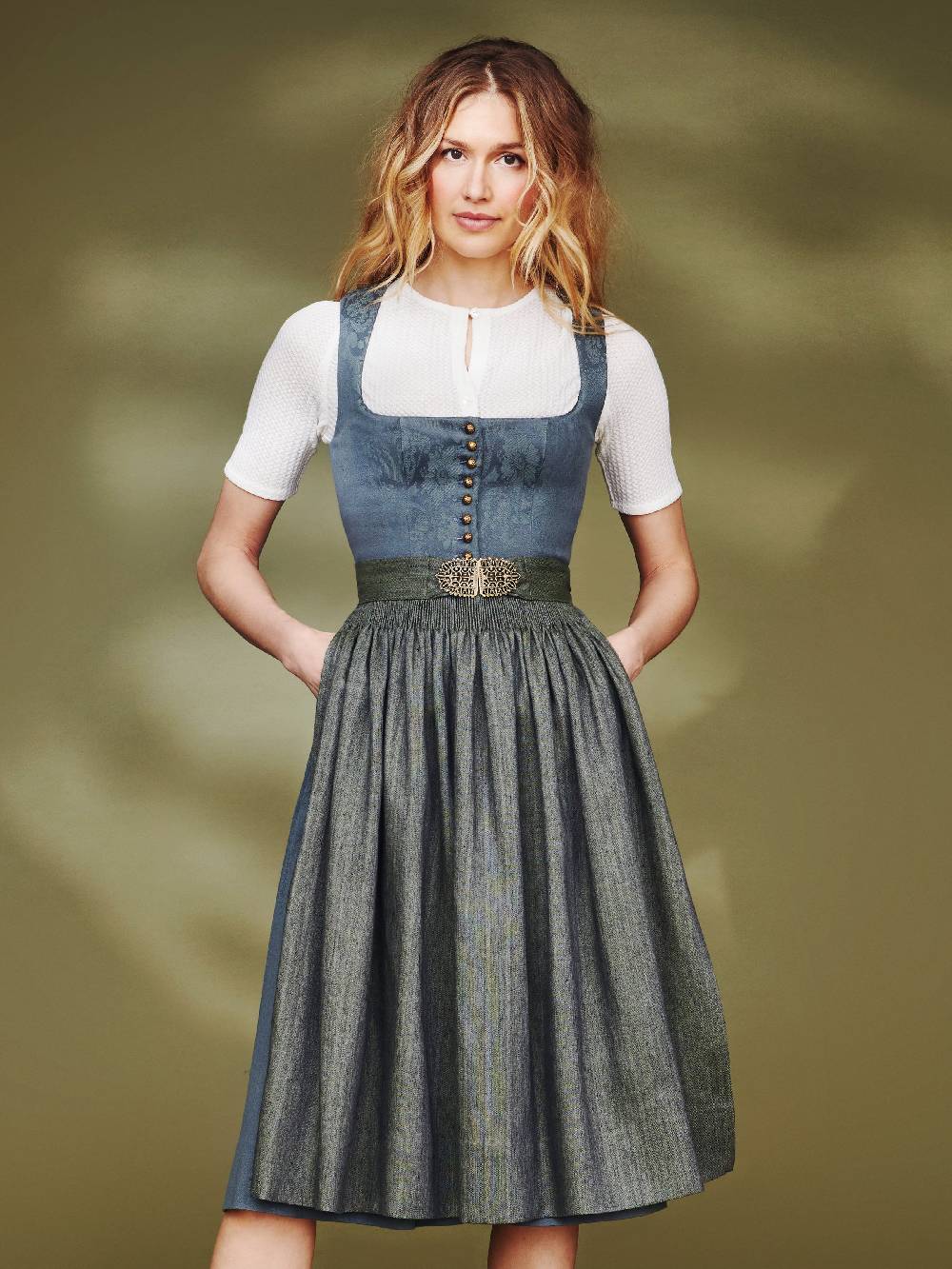 Limberry Weiße Dirndlbluse - TAMMY