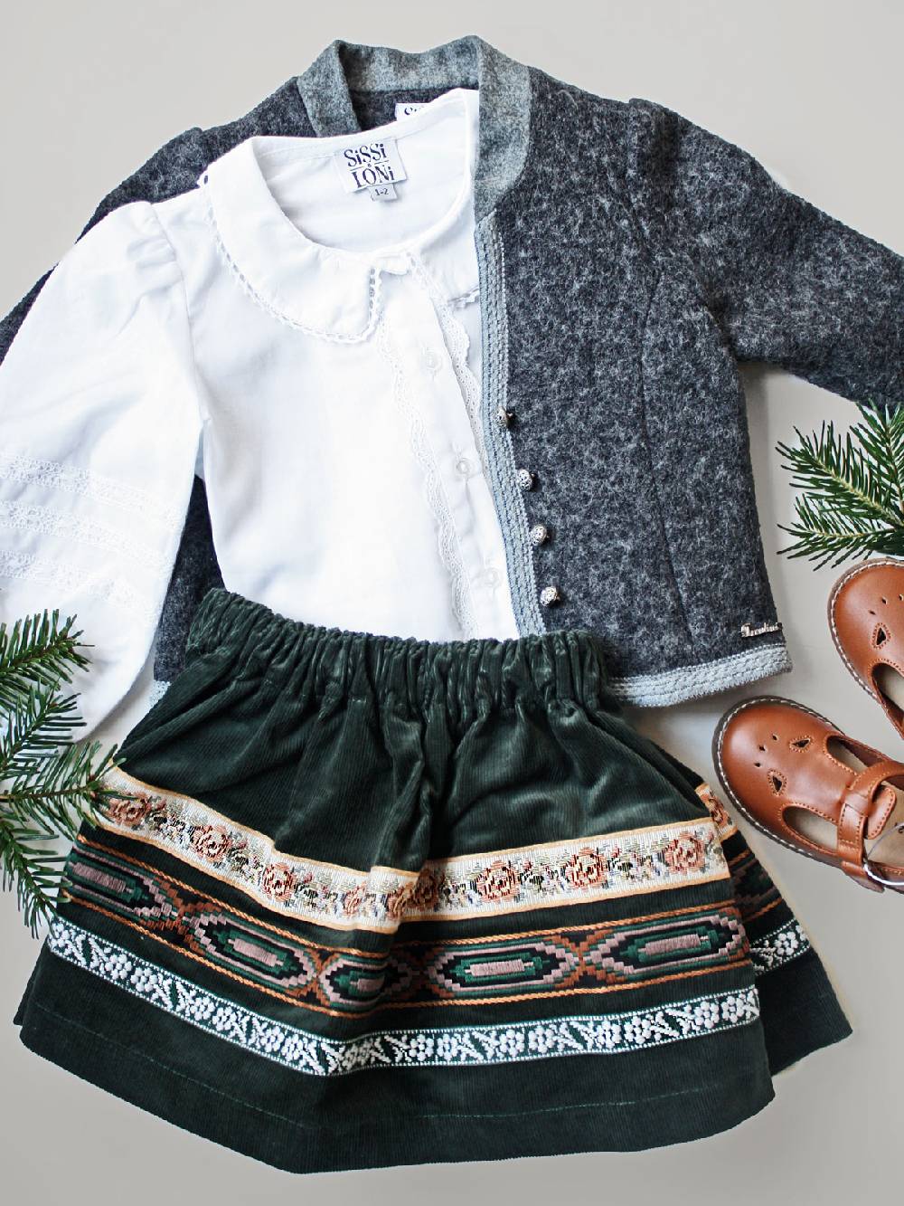 Limberry Weiße Kinderbluse - MAGGY WEISS