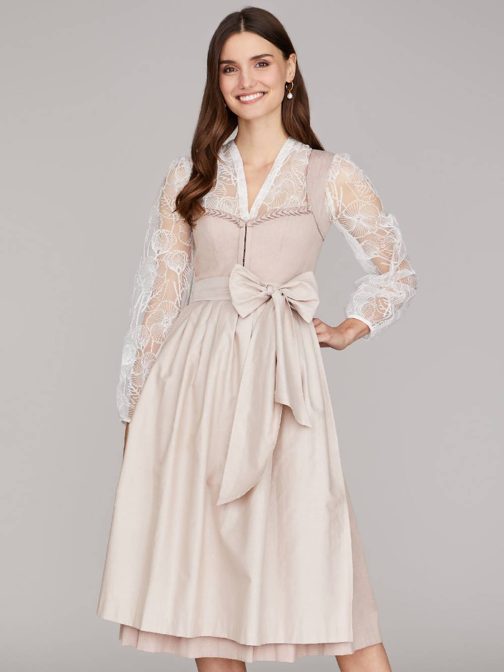 Limberry Weiße Spitzenbluse - LUNA BRIDAL FLOWER