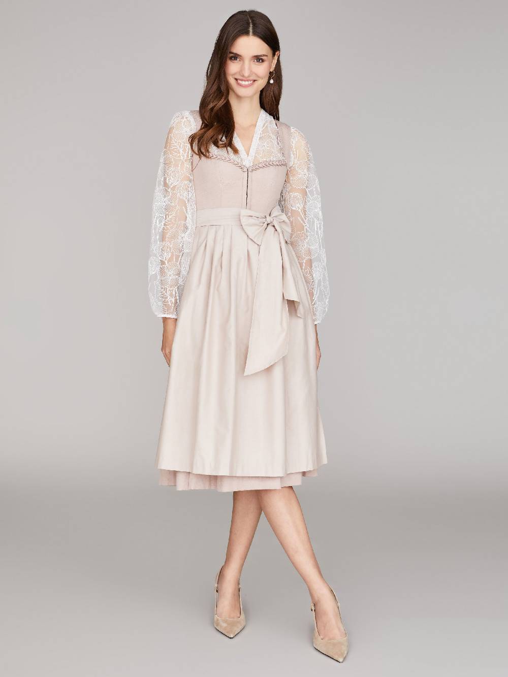 Limberry Weiße Spitzenbluse - LUNA BRIDAL FLOWER