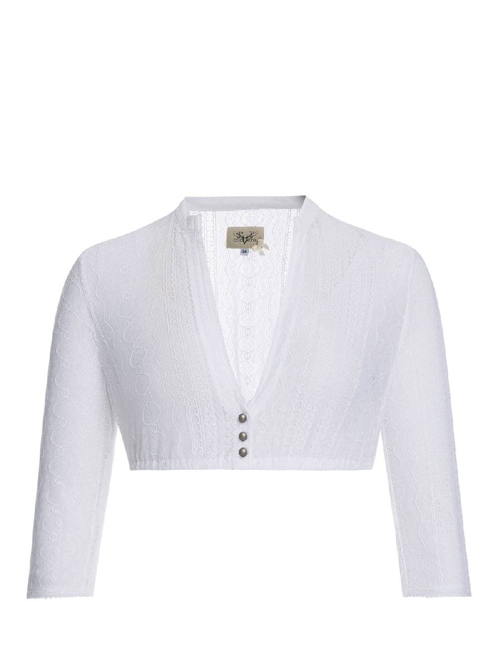 Limberry Weiße Spitzenbluse - RESI