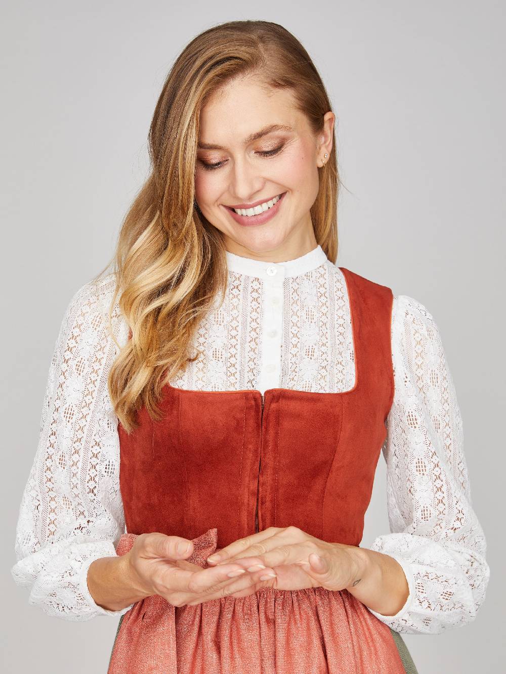 Limberry Weißer Body Aus Lochspitze - EVA