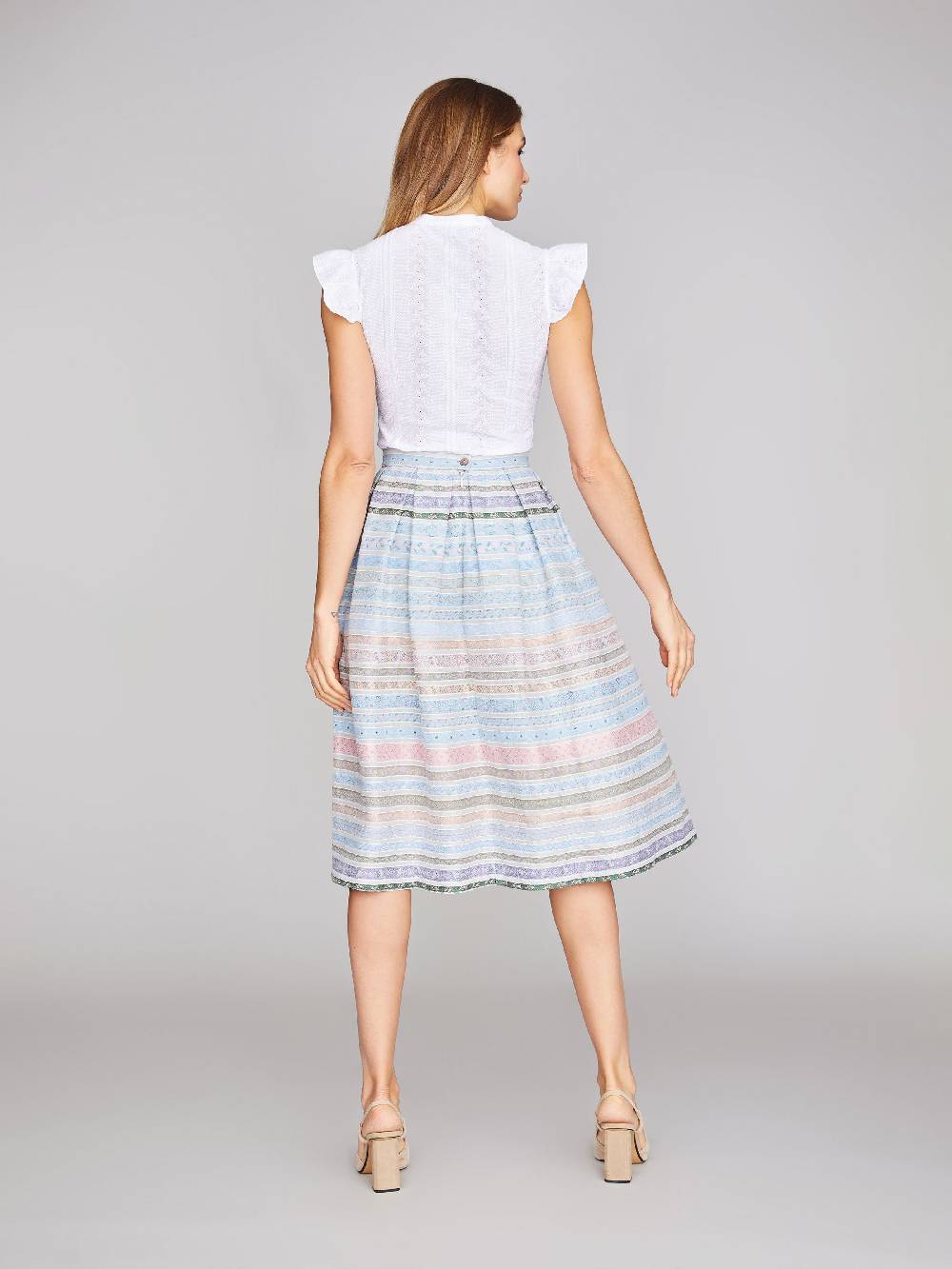 Limberry Weißer Body Mit Flügelärmchen - EVE SPITZE