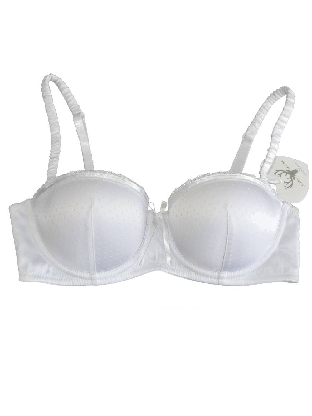 Limberry Weißer Dirndl BH aus Satin - SATIN GLAM