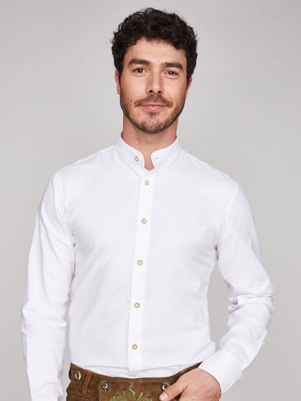 Limberry Weißes Trachtenhemd - ANTON WEISS