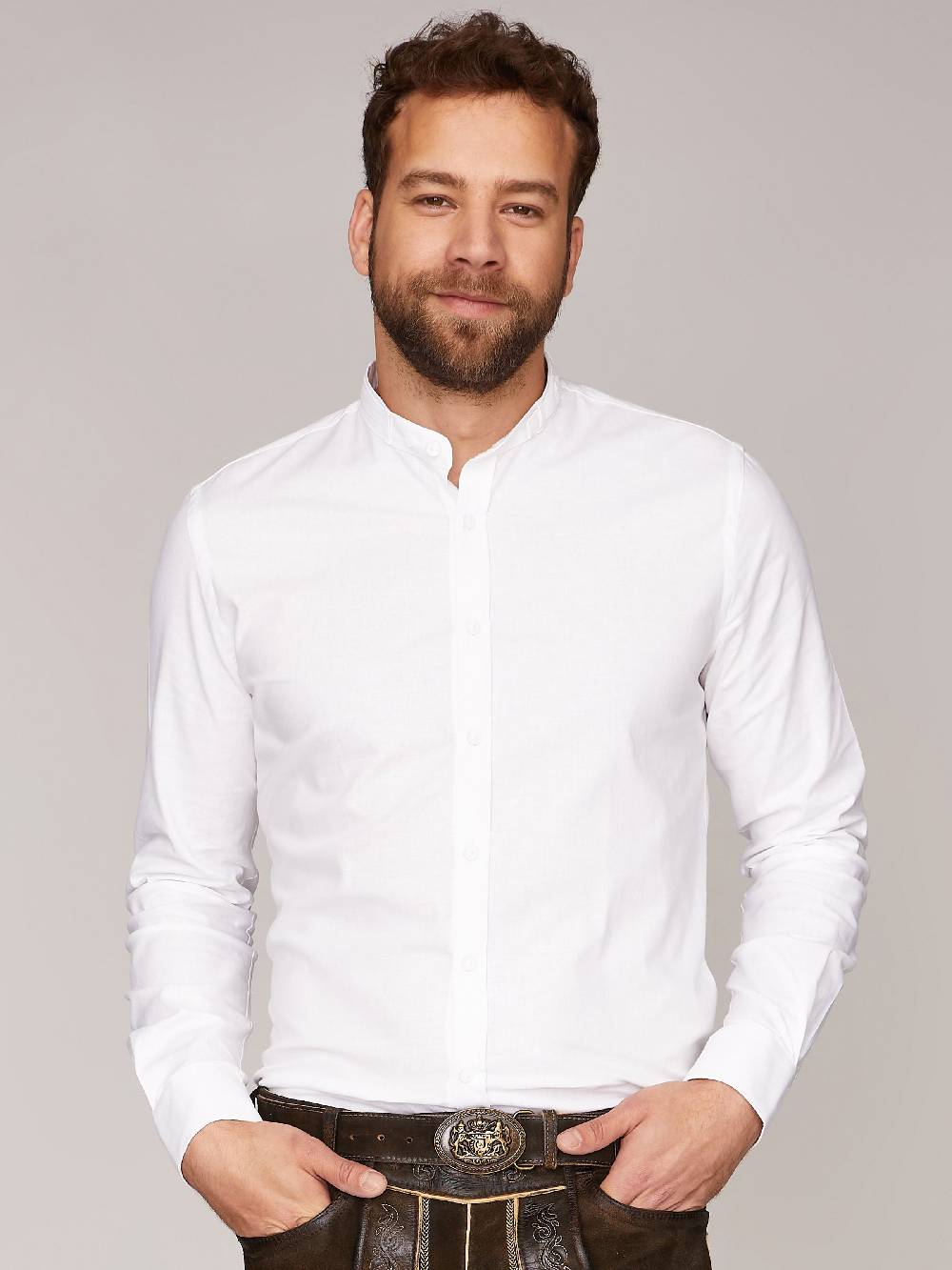 Limberry Weißes Trachtenhemd - LENZ 596