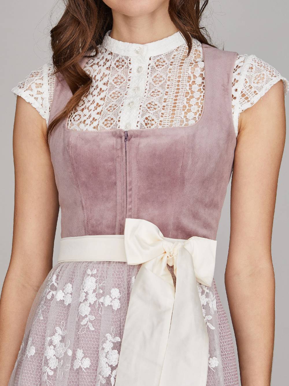 Limberry Mauvefarbenes Samtdirndl - RUTH MELLOW MAUVE