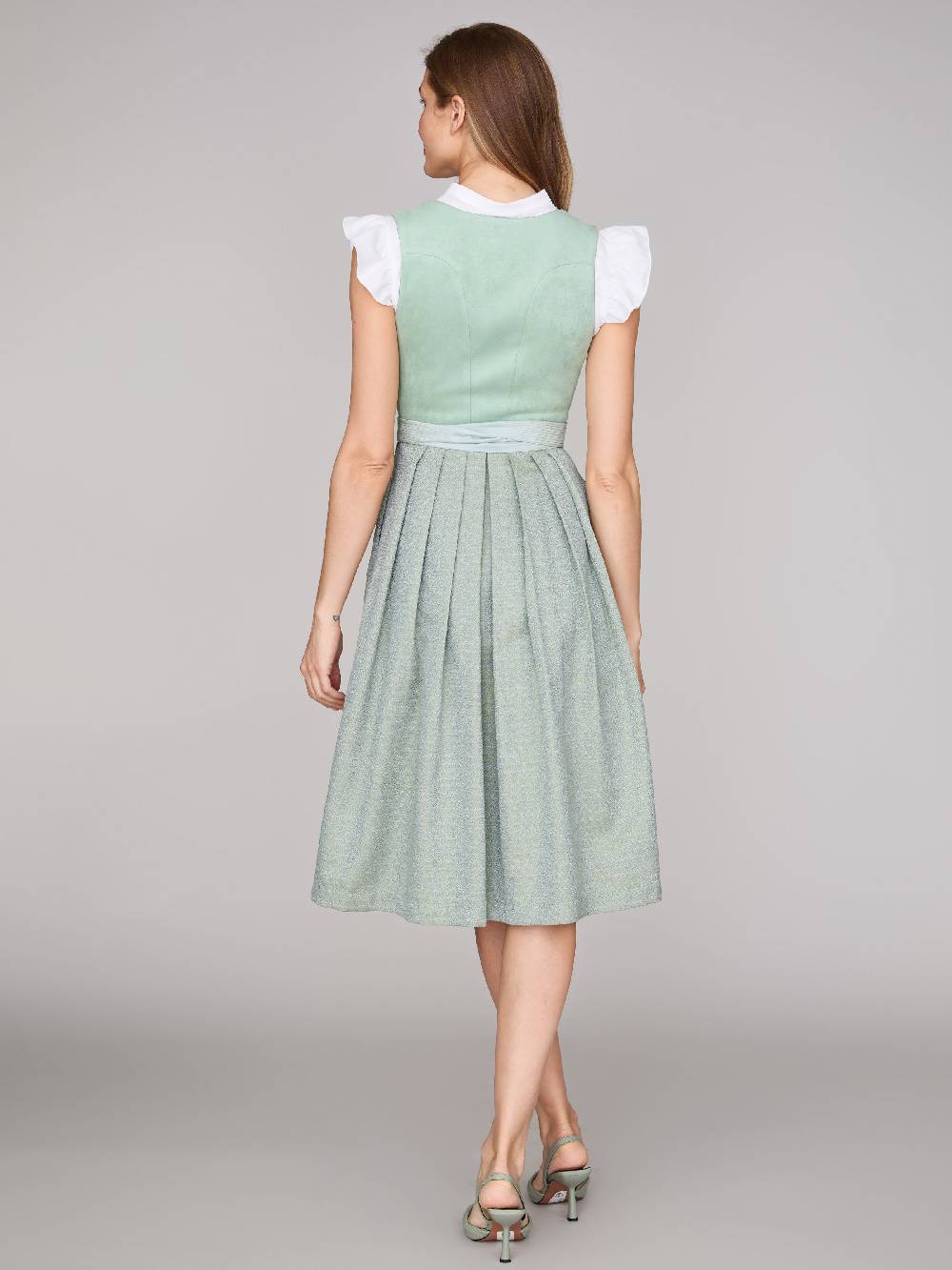 Limberry Mintgrünes Dirndl Mit Velours-Mieder - ISOBEL FROSTY GREEN